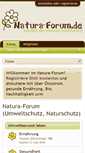 Mobile Screenshot of natura-forum.de