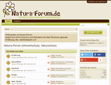 Tablet Screenshot of natura-forum.de